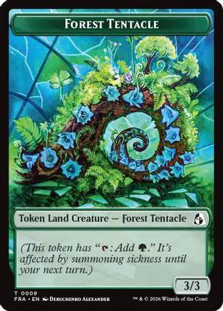 Forest Tentacle // Beast Double-Sided Token (FRA-9 // 8) - Reality Fracture