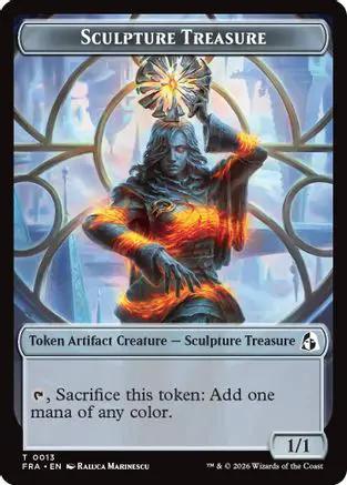 Sculpture Treasure // Beast Double-Sided Token (FRA-13 // 8) - Reality Fracture Foil