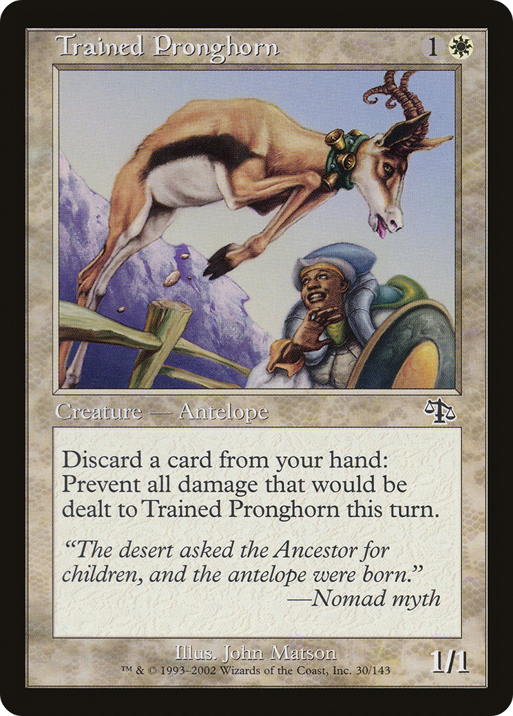 Trained Pronghorn (JUD-030) - Judgment Foil