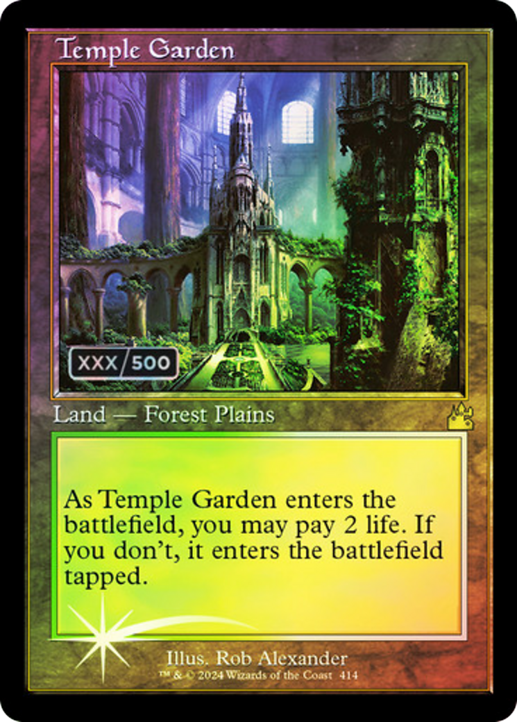 Temple Garden (RVR-414) - Ravnica Remastered Foil