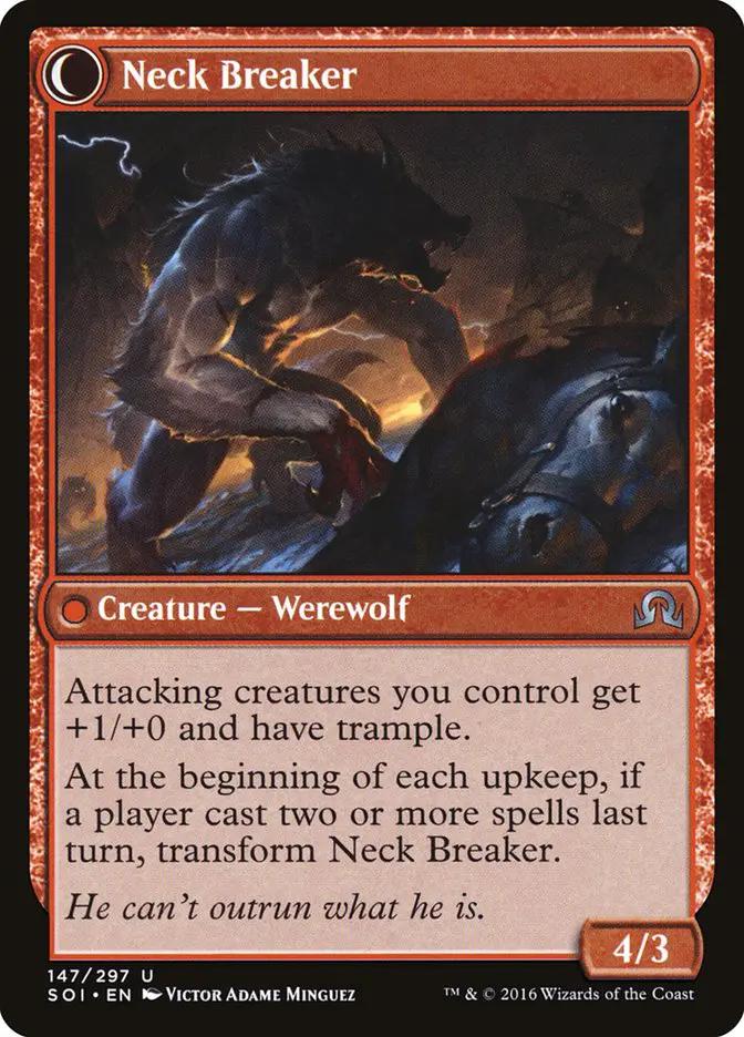 Breakneck Rider // Neck Breaker (SOI-147) - Shadows over Innistrad: (Double Faced Transform) Foil