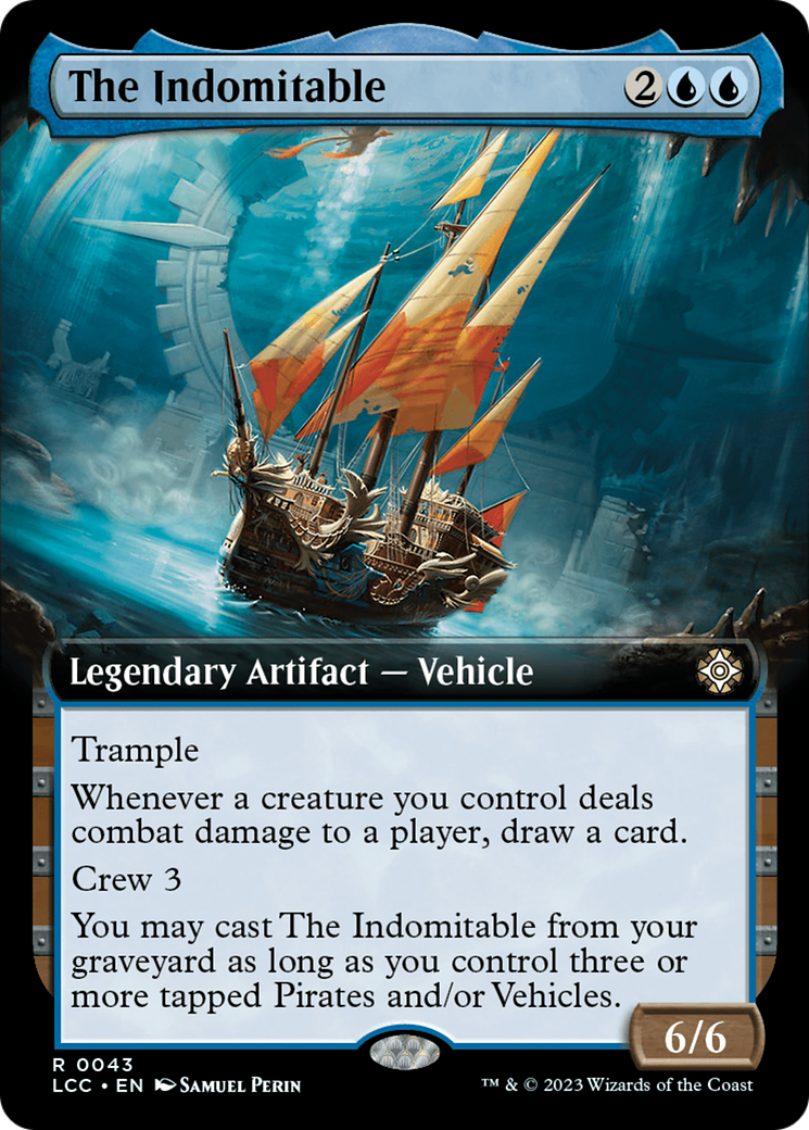 The Indomitable (LCC-043) - The Lost Caverns of Ixalan Commander: (Extended Art)