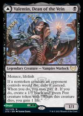 Valentin, Dean of the Vein // Lisette, Dean of the Root (STX-161) - Strixhaven: School of Mages