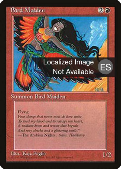 Bird Maiden (4BB-195) - Fourth Edition Foreign Black Border