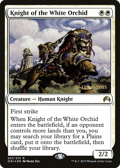 Knight of the White Orchid (PRE-21S) - Magic Origins Promos Foil