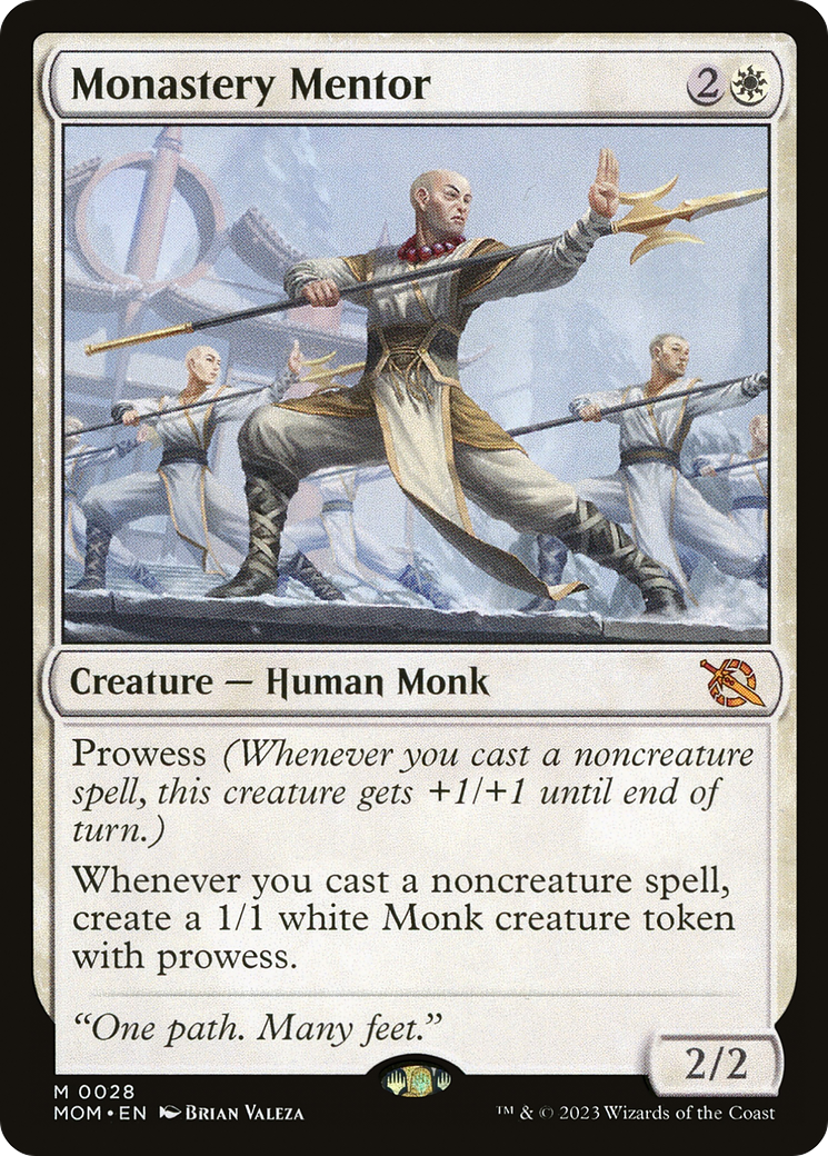 Monastery Mentor (MOM-028) - March of the Machine Foil