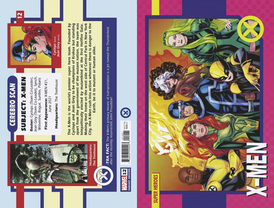 X-Men #12 B Russell Dauterman Trading Card Variant (06/22/2022) Marvel