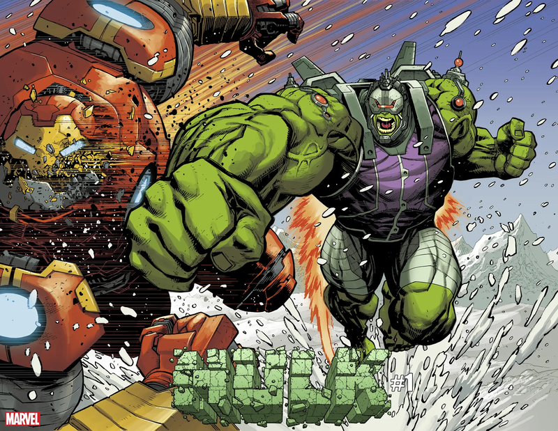 Hulk #1 2nd Print Ryan Ottley Wraparound Variant (01/19/2022) Marvel