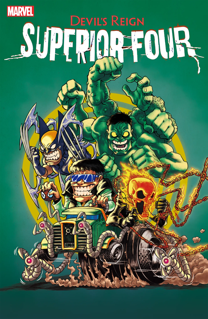 Devil'S Reign Superior Four #2 B Superlog Variant (02/16/2022) Marvel