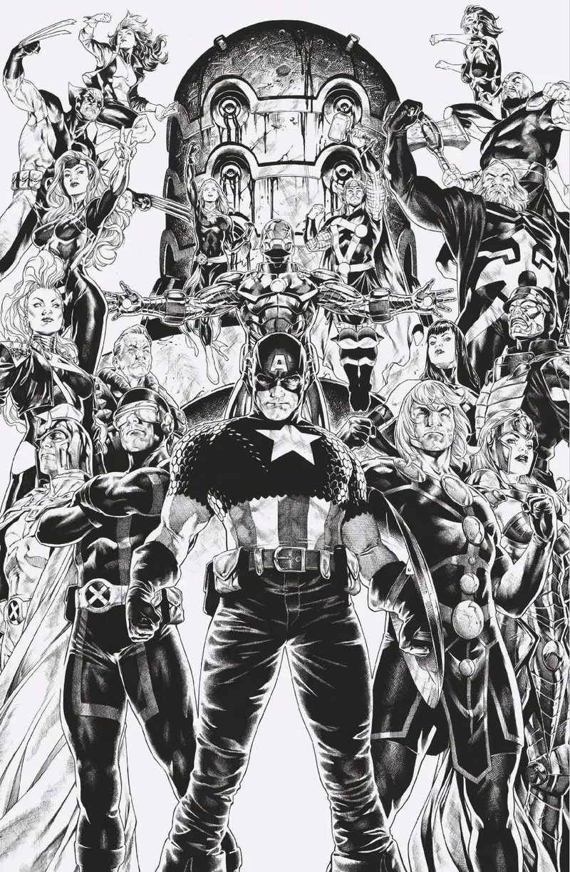 A.X.E. Judgment Day #1 1:100 Mark Brooks Virgin Variant [Axe] (07/20/2022) Marvel