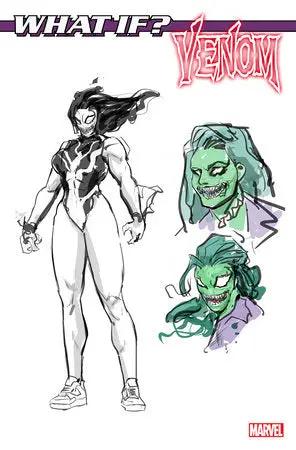 What If Venom #1 F 1:10 Jesus Hervas Design Variant (02/28/2024) Marvel
