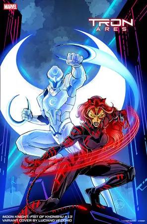 Moon Knight Fist Of Khonshu #13 E Luciano Vecchio Tron Ares Variant (10/22/2025) Marvel