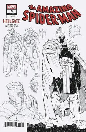 Amazing Spider-Man #6 F 1:10 John Romita Jr. Design Variant (06/18/2025) Marvel