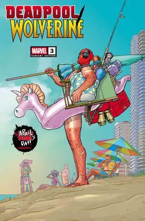 Deadpool Wolverine #3 B Aaron Kuder April Pool'S Day Variant (03/19/2025) Marvel