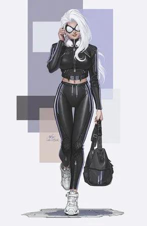 Black Cat #4 F 1:50 In-Hyuk Lee Street-Verse Virgin Variant (11/26/2025) Marvel