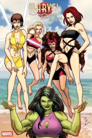 Marvel Swimsuit Special Brand New Beach Day #1 F 1:25 John Romita Jr. Variant (07/01/2026) Marvel