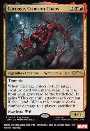 Amazing Spider-Man Venom Death Spiral Body Count #1 B Lucio Parrillo Magic The Gathering Variant [ (05/13/2026) Marvel