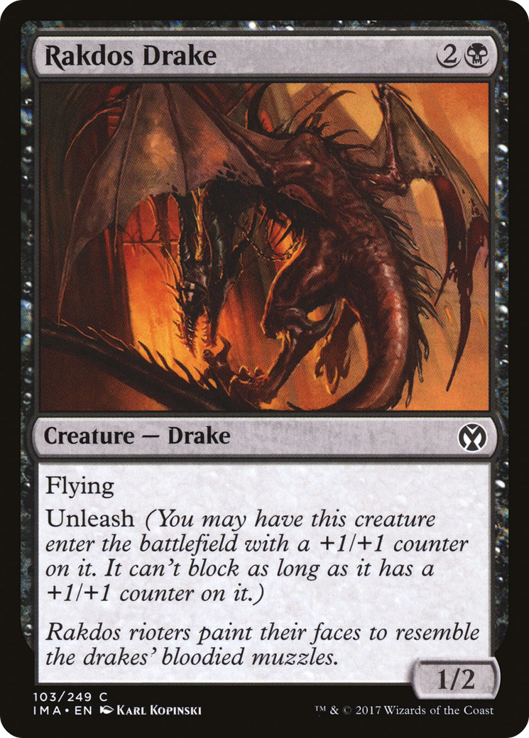 Rakdos Drake (IMA-103) - Iconic Masters