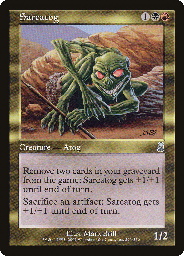 Sarcatog (ODY-293) - Odyssey Foil