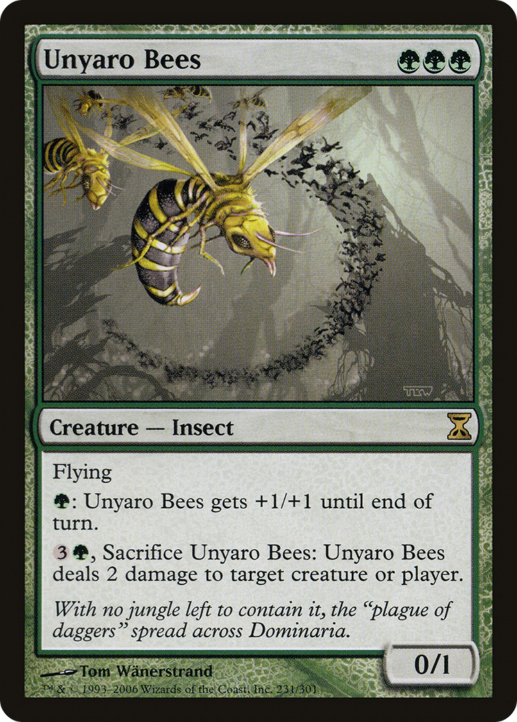 Unyaro Bees (TSP-231) - Time Spiral Foil