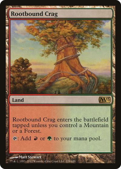 Rootbound Crag (M13-228) - Magic 2013