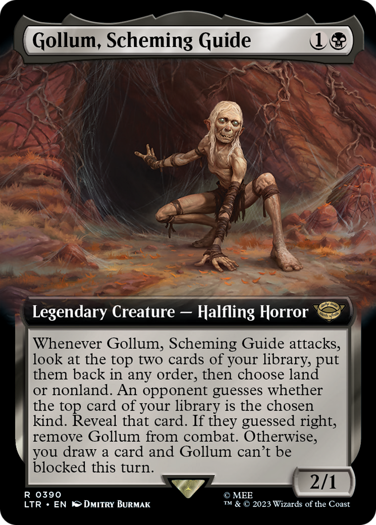 Gollum, Scheming Guide (LTR-390) - The Lord of the Rings: Tales of Middle-earth: (Extended Art)
