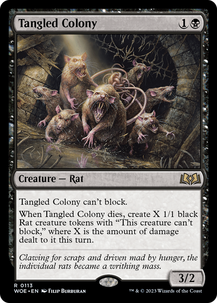 Tangled Colony (WOE-113) - Wilds of Eldraine Foil