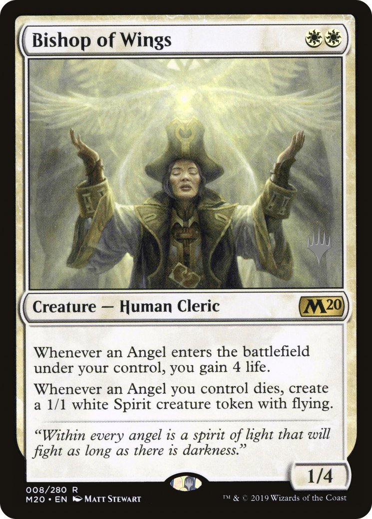 Bishop of Wings (PPM20-08P) - Core Set 2020 Promos Foil