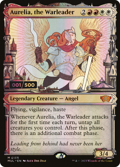 Aurelia, the Warleader (MUL-165) - Multiverse Legends: (Showcase) Foil