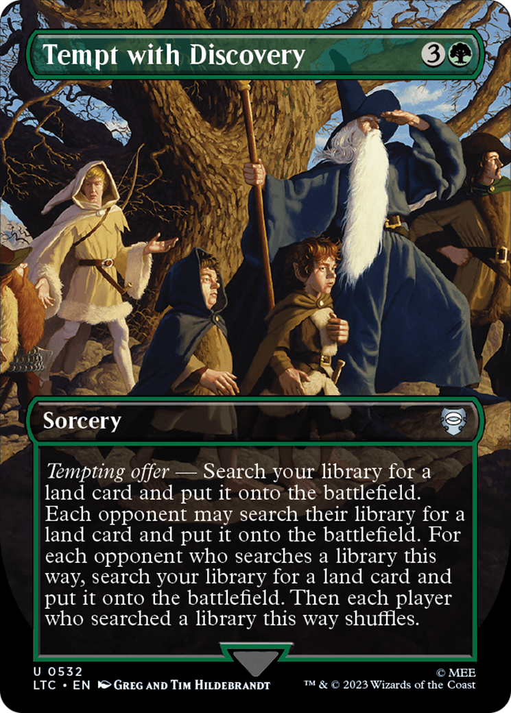 Tempt with Discovery (LTC-532) - Tales of Middle-earth Commander (Borderless) Foil