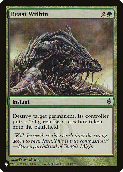 Beast Within (LIST-NPH-103) - The List