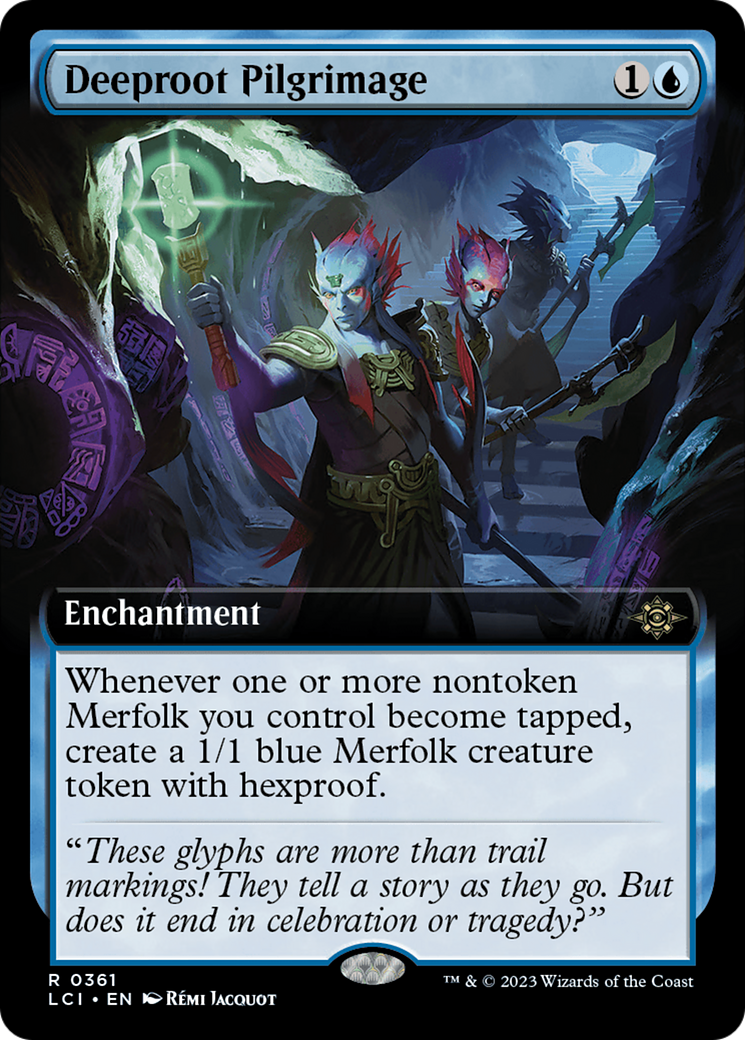 Deeproot Pilgrimage (LCI-361) - The Lost Caverns of Ixalan: (Extended Art) Foil