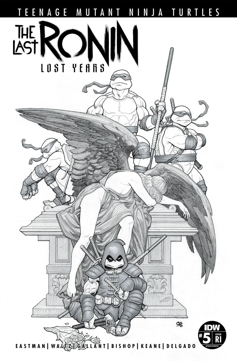 Teenage Mutant Ninja Turtles TMNT Last Ronin Lost Years #5 E 1:50 Frank Cho Variant (08/02/2023) Idw
