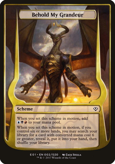 Behold My Grandeur (OVER-02★) - Archenemy: Nicol Bolas Schemes