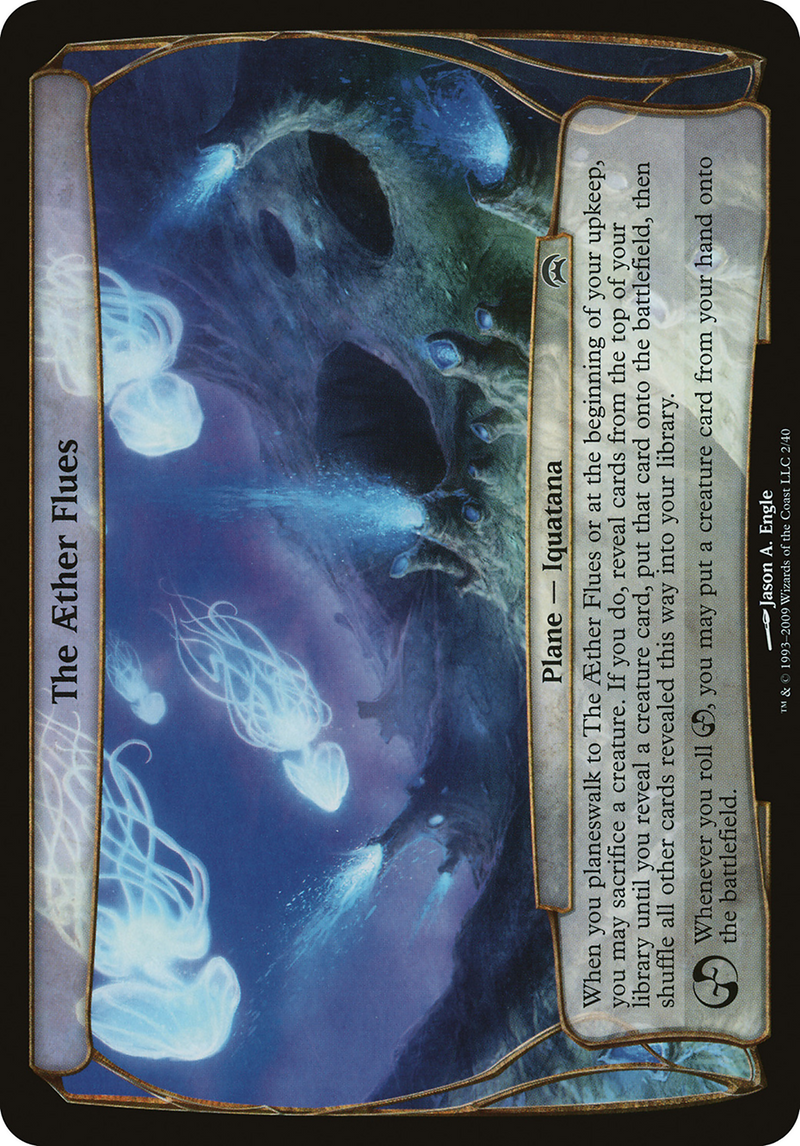 The Aether Flues (OVER-002) - Planechase Planes
