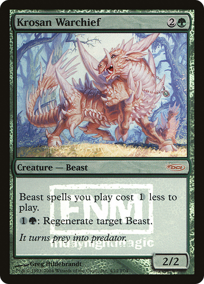 Krosan Warchief (FNM-004) - Friday Night Magic 2004 Foil