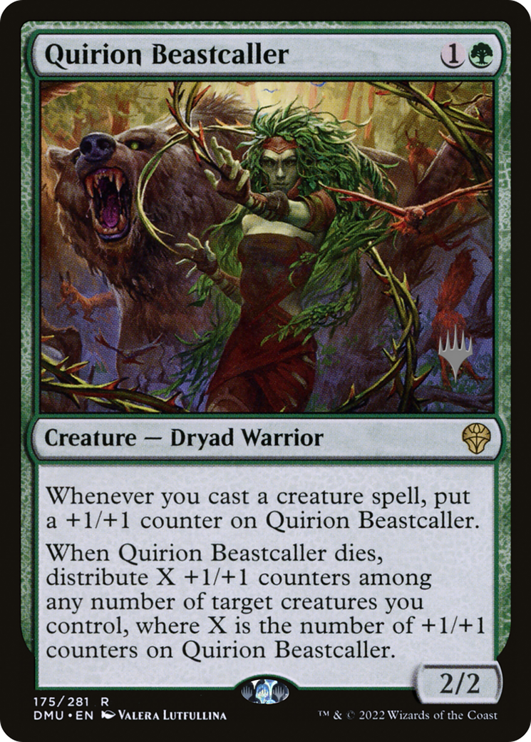 Quirion Beastcaller (PPDMU-175P) - Dominaria United Promos Foil