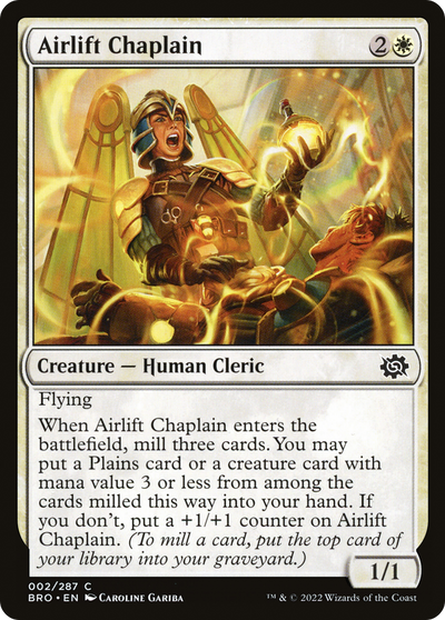 Airlift Chaplain (BRO-002) - The Brothers' War