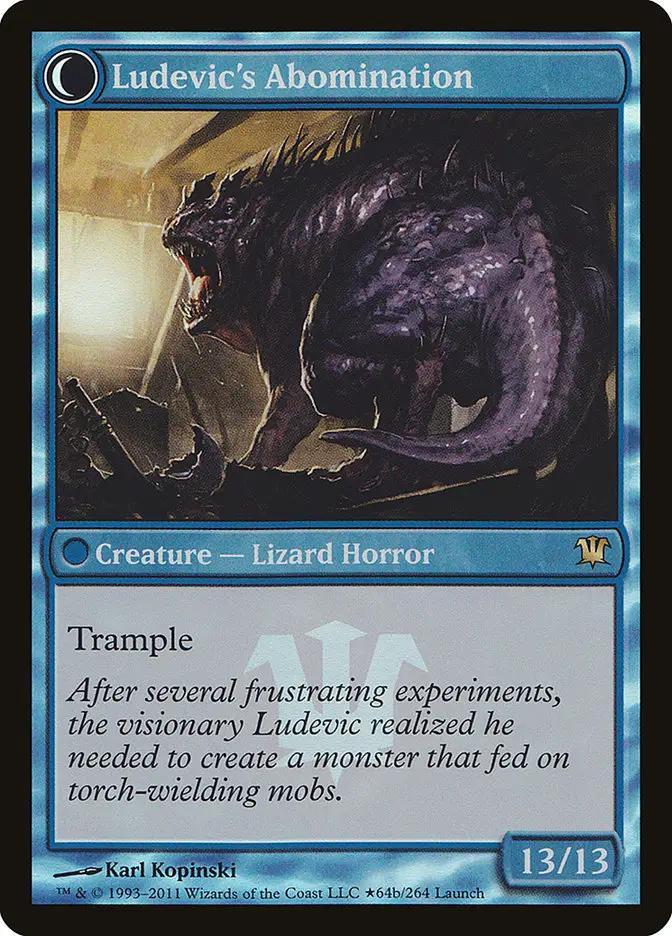Ludevic's Test Subject // Ludevic's Abomination (LARP-64★) - Innistrad Promos: (Double Faced Transform) Foil