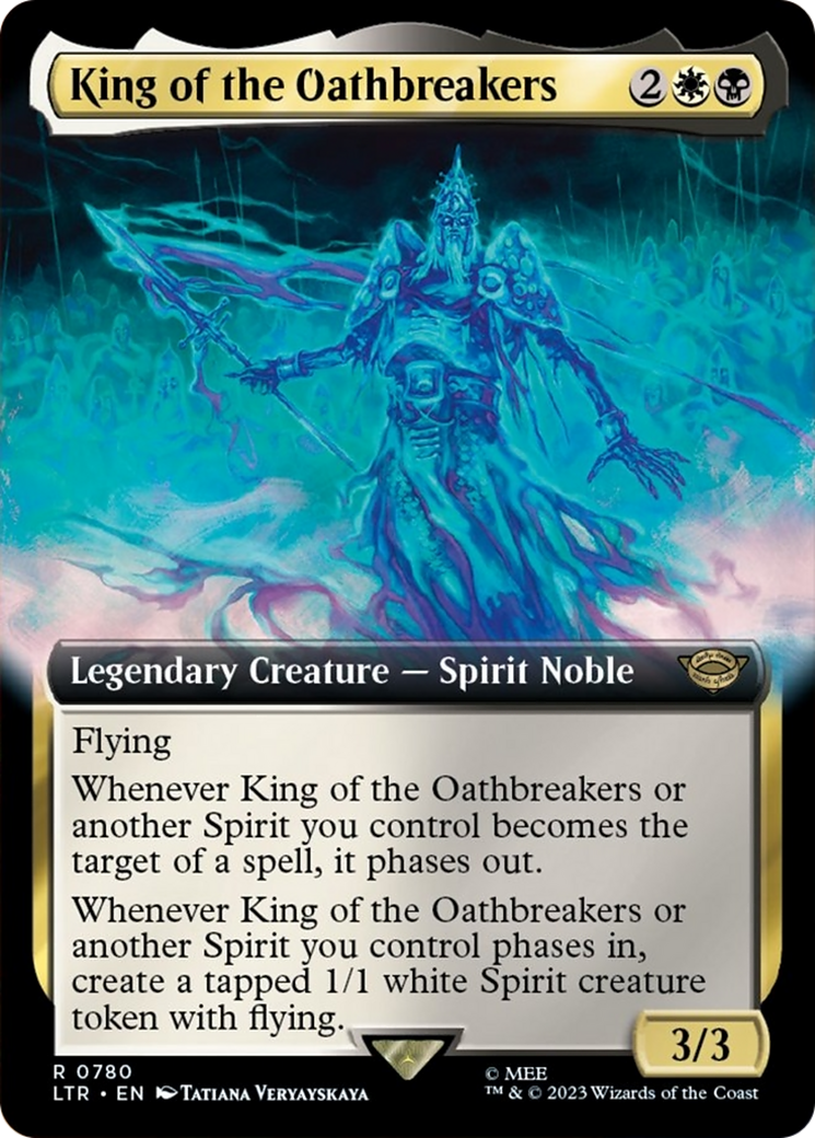 King of the Oathbreakers (LTR-780) - The Lord of the Rings: Tales of Middle-earth: (Extended Art) Foil