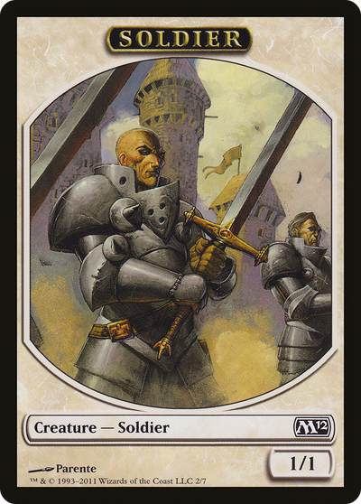 Soldier (M12-002) - Magic 2012 Tokens