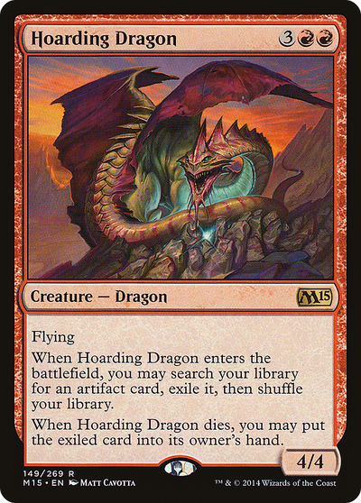 Hoarding Dragon (M15-149) - Magic 2015