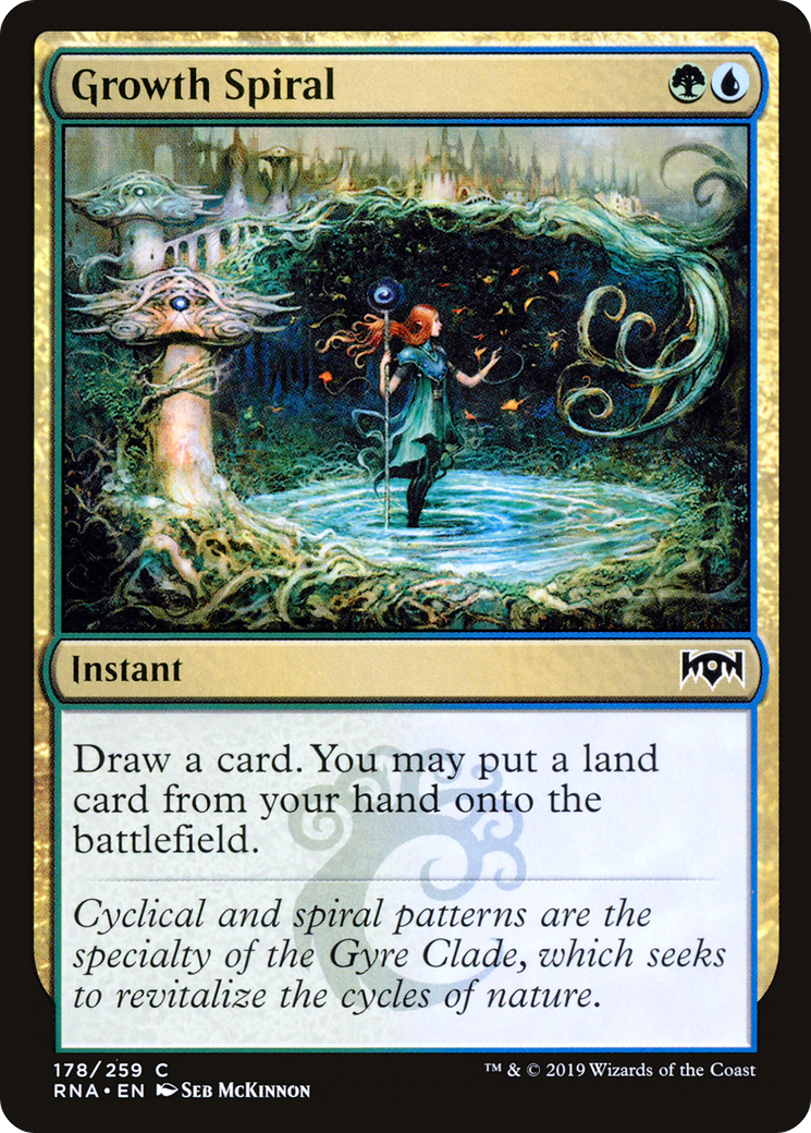 Growth Spiral (RNA-178) - Ravnica Allegiance Foil