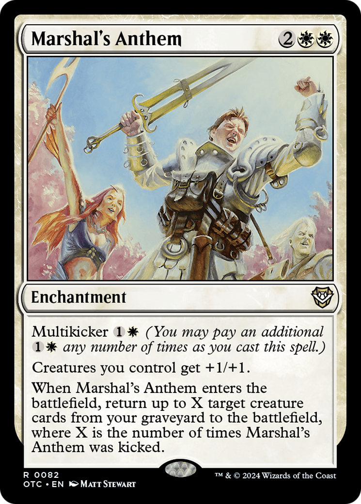 Marshal's Anthem (OTC-082) - Outlaws of Thunder Junction Commander