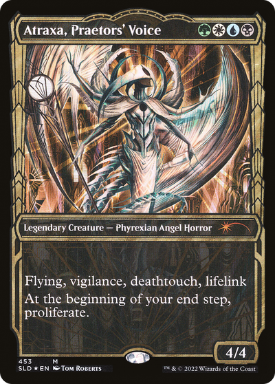 Atraxa, Praetors' Voice (SLD-453) - Secret Lair Drop: (Showcase) Foil