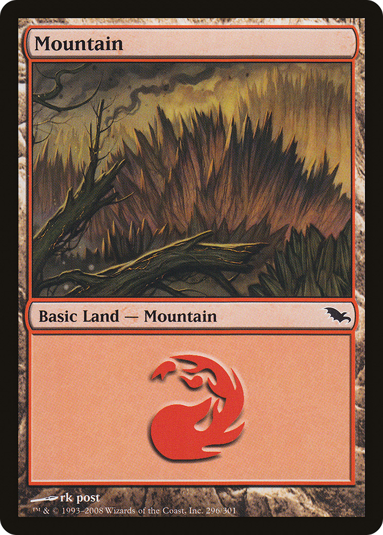 Mountain (SHM-296) - Shadowmoor Foil