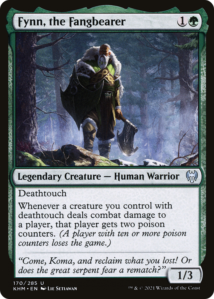Fynn, the Fangbearer (KHM-170) - Kaldheim Foil