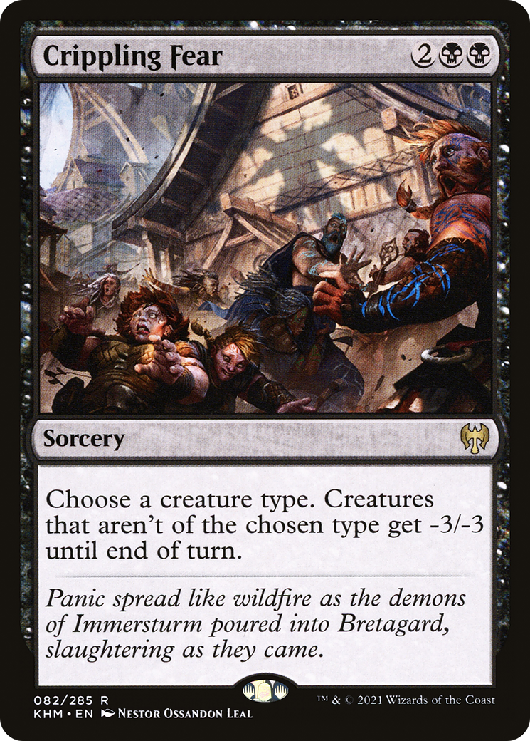 Crippling Fear (KHM-082) - Kaldheim Foil