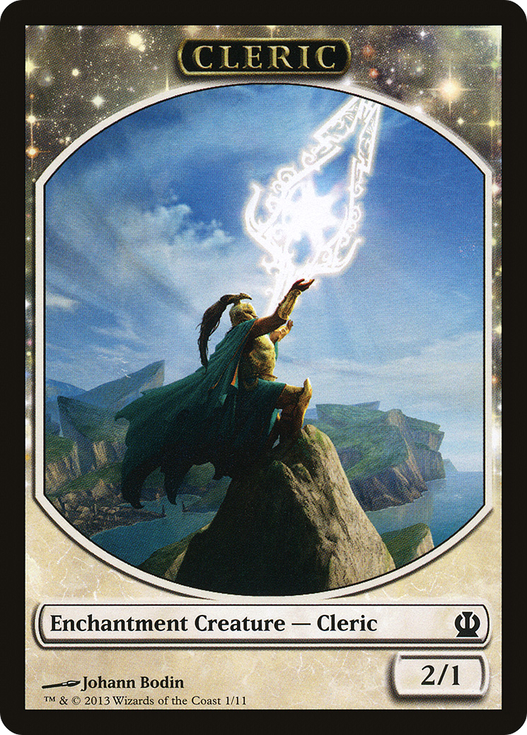 Cleric (THS-001) - Theros Tokens: (enchantment)