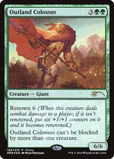 Outland Colossus (UMP-193★) - Magic Origins Promos Foil